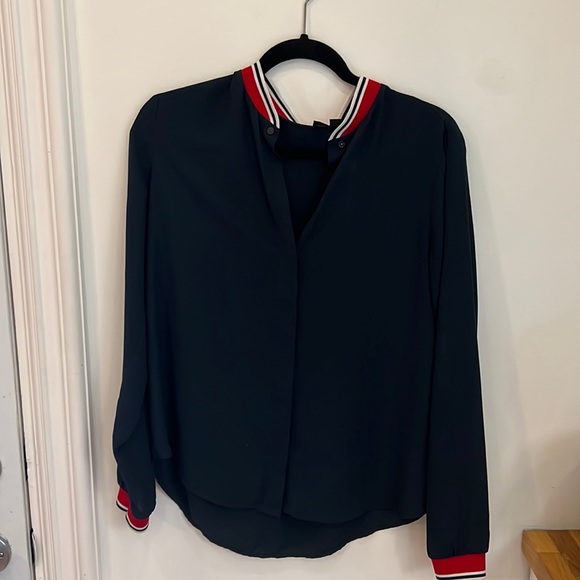 Icône sporty collared blouse L - Picture 1 of 2